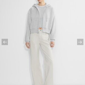 Aritzia Cozy Sweatfleece Boyfriend Boxy Zip Hoodie